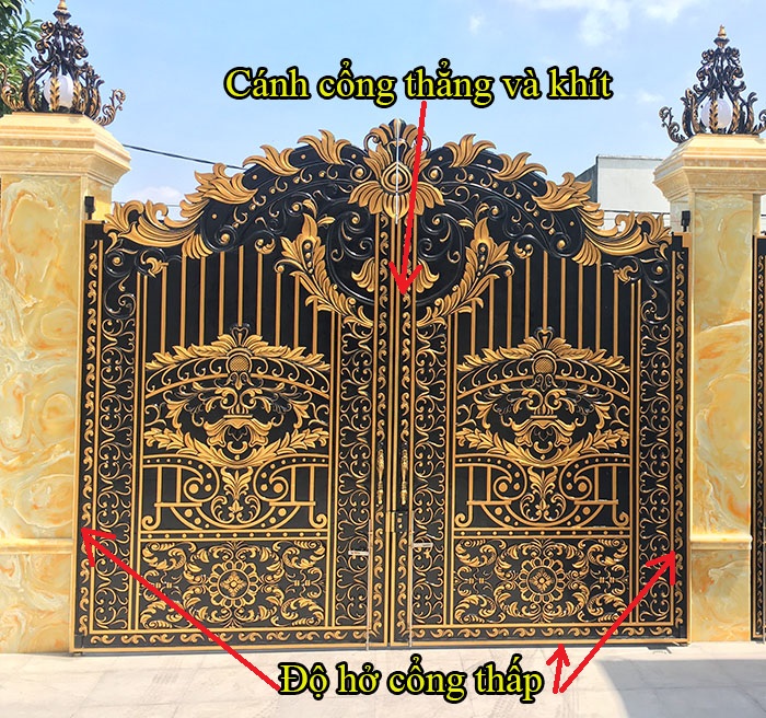 Hướng dẫn kiểm chất lượng cửa cổng hợp kim nhôm đúc